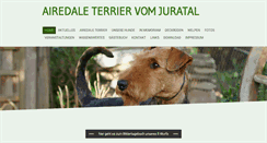 Desktop Screenshot of airedales-vom-juratal.de