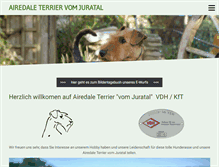 Tablet Screenshot of airedales-vom-juratal.de